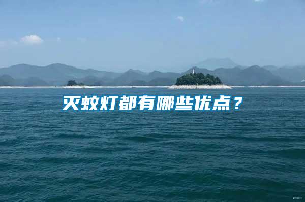 滅蚊燈都有哪些優(yōu)點(diǎn)?