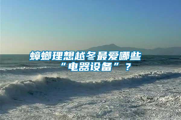 蟑螂理想越冬最愛哪些“電器設(shè)備”?