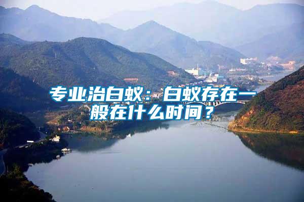專業(yè)治白蟻:白蟻存在一般在什么時間?
