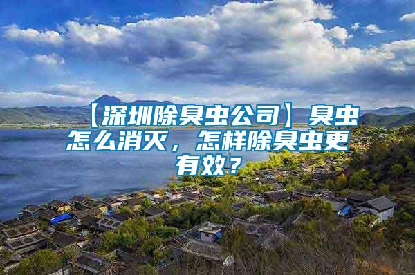 【深圳除臭蟲公司】臭蟲怎么消滅,怎樣除臭蟲更有效?