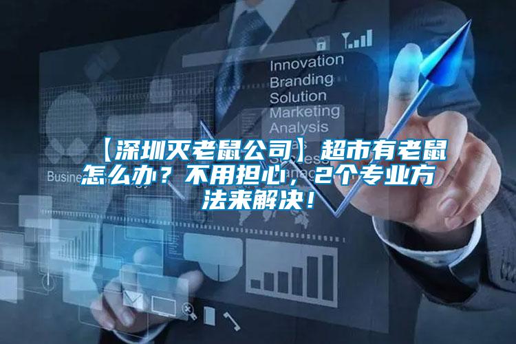 【深圳滅老鼠公司】超市有老鼠怎么辦？不用擔心，2個專業(yè)方法來解決！